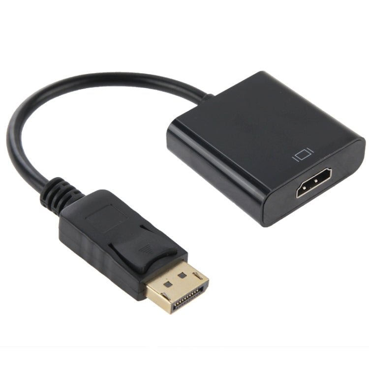 อะแดปเตอร์สายวิดีโอ DisplayPort ตัวผู้ เป็น HDMI ตัวเมีย, ความยาว: 15 ซม., DP ตัวผู้ เป็น HDMI ตัวเมีย (ชุบทอง)