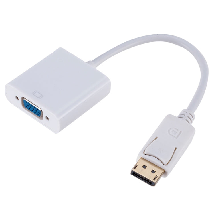 ตัวแปลง DisplayPort ตัวผู้เป็น VGA ตัวเมีย ความยาว 20 ซม., DP ตัวผู้เป็น VGA ตัวเมีย 20 ซม. สีขาว, DP ตัวผู้เป็น VGA ตัวเมีย สีดำ