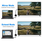 สายอะแดปเตอร์ DisplayPort ตัวผู้ไป HDMI ตัวเมีย ความยาว 20 ซม., DP ตัวผู้ไป HDMI ตัวเมีย