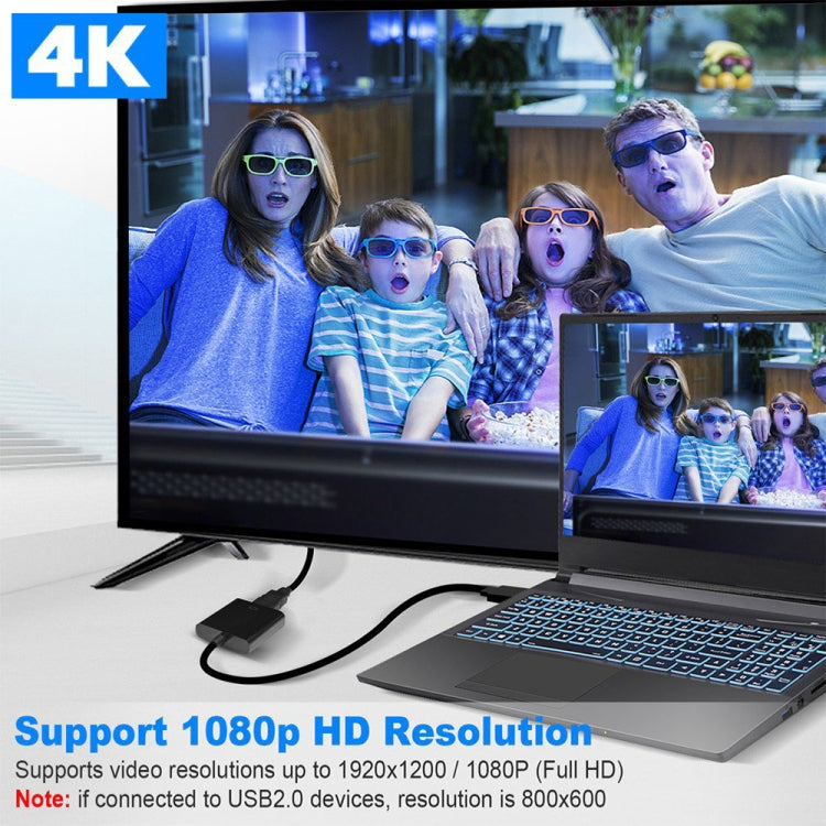 สายอะแดปเตอร์ DisplayPort ตัวผู้ไป HDMI ตัวเมีย ความยาว 20 ซม., DP ตัวผู้ไป HDMI ตัวเมีย