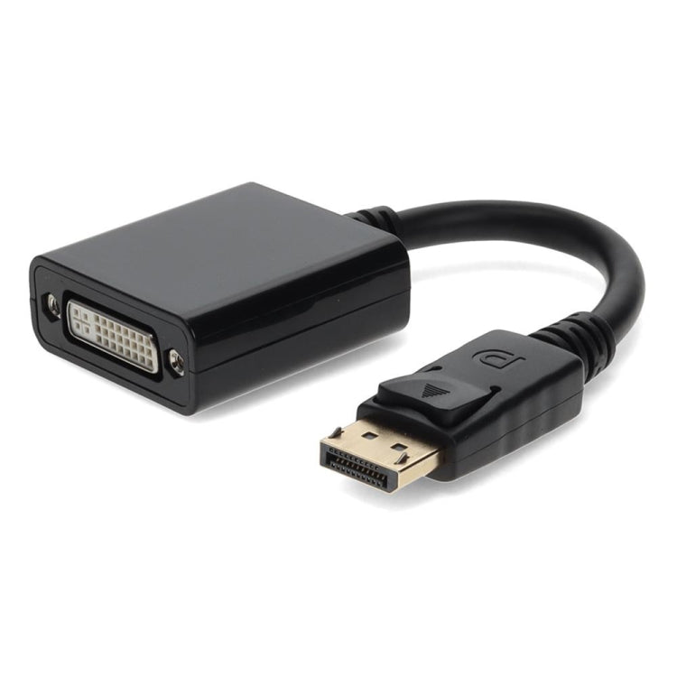 สายอะแดปเตอร์ DisplayPort ตัวผู้ไป DVI 24+1 ตัวเมีย ความยาว 20 ซม., DP ตัวผู้ไป DVI 24+1 ตัวเมีย