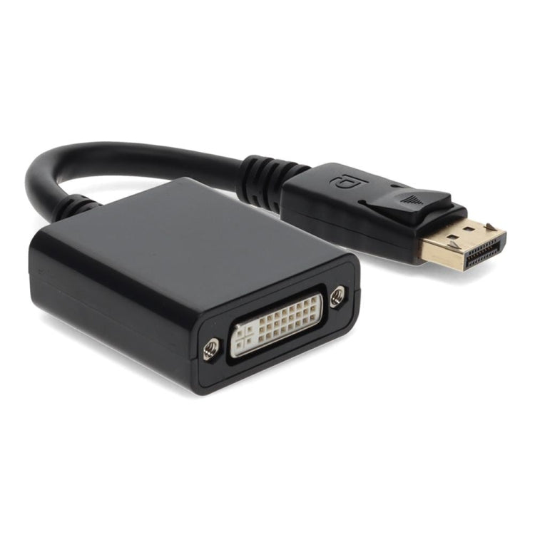 สายอะแดปเตอร์ DisplayPort ตัวผู้ไป DVI 24+1 ตัวเมีย ความยาว 20 ซม., DP ตัวผู้ไป DVI 24+1 ตัวเมีย