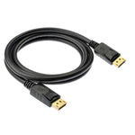 สาย DisplayPort ตัวผู้ไป DisplayPort ตัวผู้ ความยาว 1.8 ม., DP ไป DP ตัวผู้ (ชุบทอง)