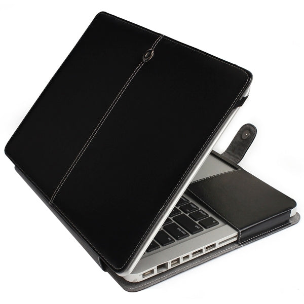 เคสหนังโน้ตบุ๊กพร้อมกระดุมสำหรับ MacBook Pro ขนาด 13.3 นิ้ว