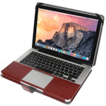 เคสหนังโน้ตบุ๊กพร้อมกระดุมสำหรับ MacBook Pro ขนาด 13.3 นิ้ว