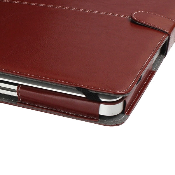เคสหนังโน้ตบุ๊กพร้อมกระดุมสำหรับ MacBook Pro ขนาด 13.3 นิ้ว
