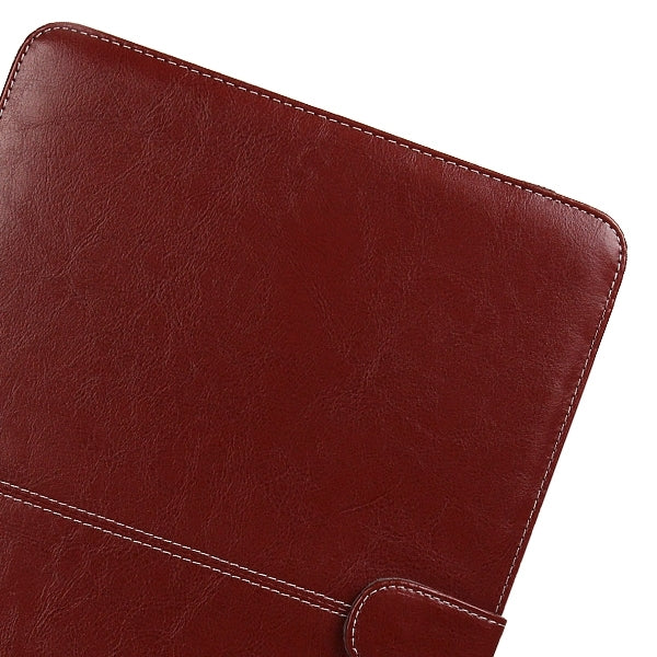 เคสหนังโน้ตบุ๊กพร้อมกระดุมสำหรับ MacBook Pro Retina ขนาด 15.4 นิ้ว