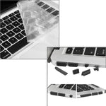 ENKAY สำหรับ Macbook Air 11.6 นิ้ว (เวอร์ชัน US) / A1370 / A1465 เคสแข็งแบบฝ้าป้องกัน 3-in-1 พร้อมที่ป้องกันคีย์บอร์ดและปลั๊กกันฝุ่นพอร์ต Hat-Prince