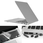 ENKAY สำหรับ Macbook Air 11.6 นิ้ว (เวอร์ชัน US) / A1370 / A1465 เคสแข็งแบบฝ้าป้องกัน 3-in-1 พร้อมที่ป้องกันคีย์บอร์ดและปลั๊กกันฝุ่นพอร์ต Hat-Prince