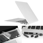 ENKAY สำหรับ Macbook Air 11.6 นิ้ว (เวอร์ชัน US) / A1370 / A1465 เคสแข็งแบบฝ้าป้องกัน 3-in-1 พร้อมที่ป้องกันคีย์บอร์ดและปลั๊กกันฝุ่นพอร์ต Hat-Prince