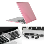 ENKAY สำหรับ Macbook Air 11.6 นิ้ว (เวอร์ชัน US) / A1370 / A1465 เคสแข็งคริสตัล 3 in 1 พร้อมที่ป้องกันคีย์บอร์ดและปลั๊กกันฝุ่นพอร์ต