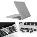 ENKAY สำหรับ Macbook Air 11.6 นิ้ว (เวอร์ชัน US) / A1370 / A1465 เคสแข็งคริสตัล 3 in 1 พร้อมที่ป้องกันคีย์บอร์ดและปลั๊กกันฝุ่นพอร์ต