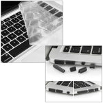 ENKAY สำหรับ Macbook Air 11.6 นิ้ว (เวอร์ชัน US) / A1370 / A1465 เคสแข็งคริสตัล 3 in 1 พร้อมที่ป้องกันคีย์บอร์ดและปลั๊กกันฝุ่นพอร์ต