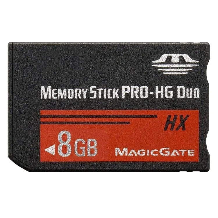 การ์ดหน่วยความจำ Memory Stick Pro Duo HX 8GB - ความเร็วสูง 30MB/วินาที สำหรับใช้กับ PlayStation Portable (ความจุจริง 100%), 8GB