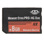 การ์ดหน่วยความจำ Memory Stick Pro Duo HX 8GB - ความเร็วสูง 30MB/วินาที สำหรับใช้กับ PlayStation Portable (ความจุจริง 100%), 8GB
