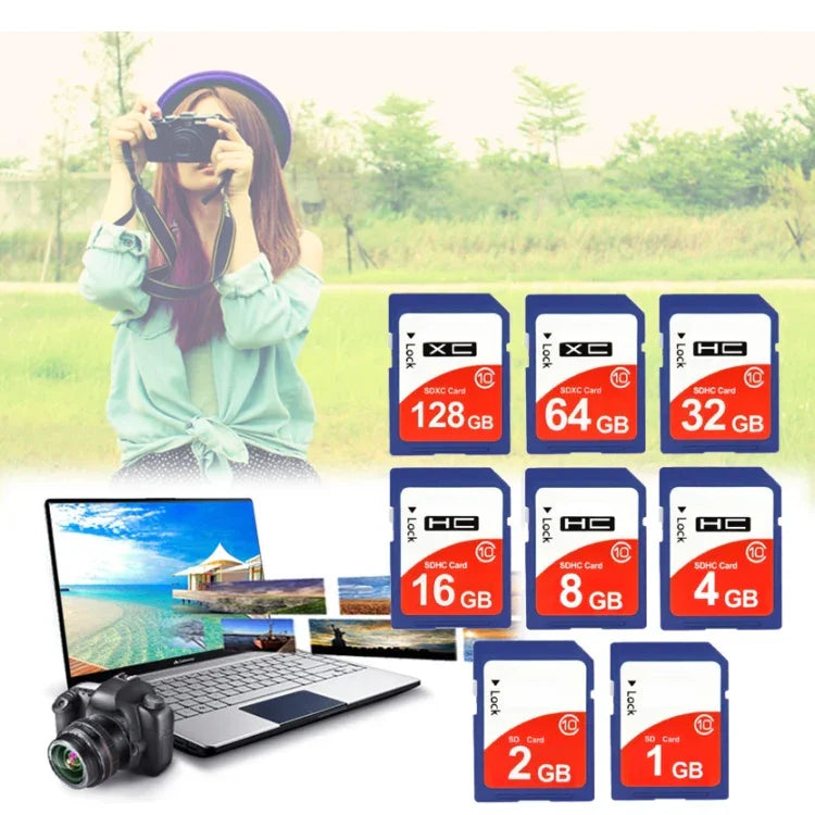 การ์ดหน่วยความจำกล้อง SDHC Class 10 ความเร็วสูง 32GB (ความจุจริง 100%), 32GB