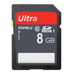 การ์ดหน่วยความจำกล้อง SDHC Class 10 ความเร็วสูงพิเศษ 8GB (ความจุจริง 100%), 8GB