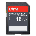 การ์ดหน่วยความจำกล้อง SDHC Class 10 ความเร็วสูงพิเศษ 16GB (ความจุจริง 100%), 16GB