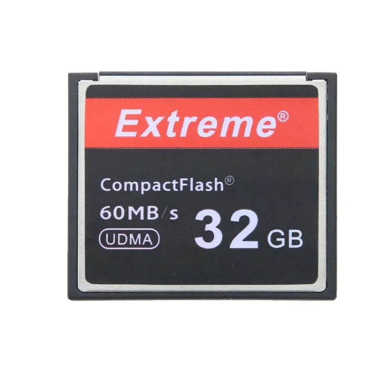 การ์ด Compact Flash ความเร็วสูง 32GB Extreme, ความเร็วอ่าน 400X, สูงสุด 60 MB/วินาที (ความจุจริง 100%), 32GB