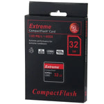 การ์ด Compact Flash ความเร็วสูง 32GB Extreme, ความเร็วอ่าน 400X, สูงสุด 60 MB/วินาที (ความจุจริง 100%), 32GB