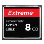 การ์ด Compact Flash ความเร็วสูง 8GB Extreme, ความเร็วอ่าน 400X, สูงสุด 60 MB/วินาที (ความจุจริง 100%), 8GB
