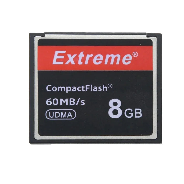 การ์ด Compact Flash ความเร็วสูง 8GB Extreme, ความเร็วอ่าน 400X, สูงสุด 60 MB/วินาที (ความจุจริง 100%), 8GB