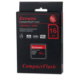 การ์ด Compact Flash ความเร็วสูง 16GB Extreme, ความเร็วอ่าน 400X, สูงสุด 60 MB/วินาที (ความจุจริง 100%), 16GB