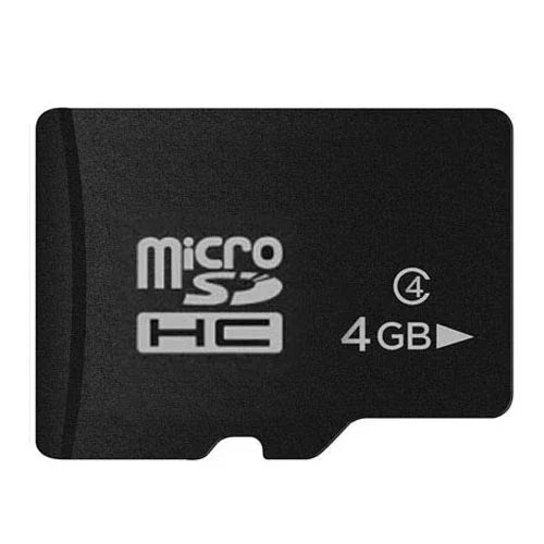 การ์ดหน่วยความจำ Micro SD(TF) Class 10 ความเร็วสูง 4GB จากไต้หวัน, เขียน: 8mb/s, อ่าน: 12mb/s (ความจุจริง 100%), การ์ดเปล่า 4GB