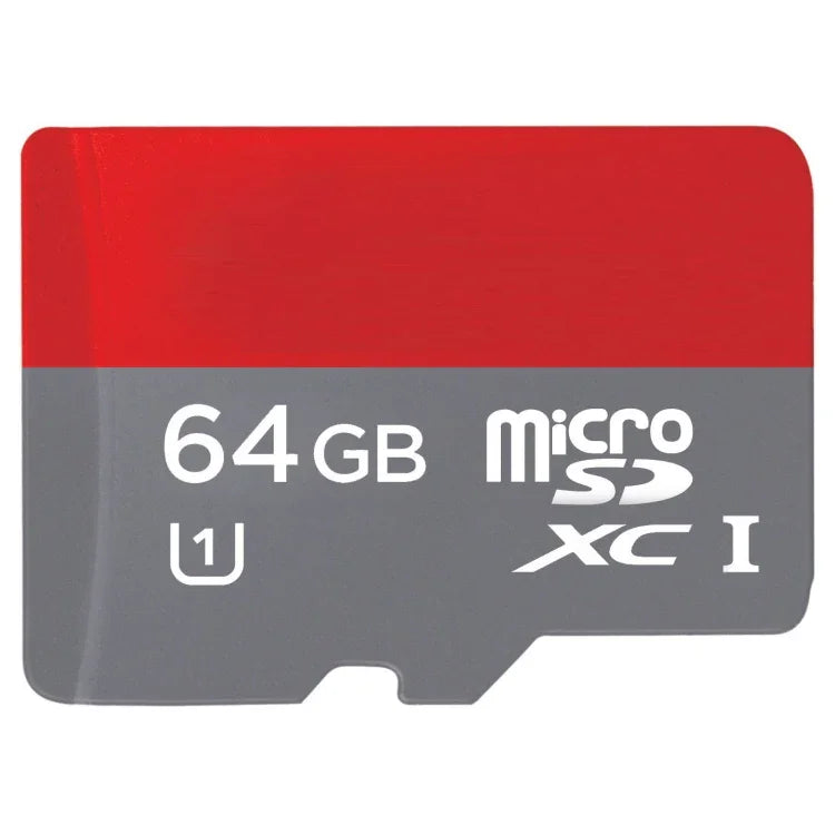 การ์ดหน่วยความจำ TF/Micro SDHC UHS-1 (U1) ความเร็วสูง Class 10 ขนาด 64GB, เขียน: 15mb/s, อ่าน: 30mb/s (ความจุจริง 100%), 64GB