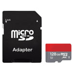 การ์ดหน่วยความจำ TF/Micro SDHC UHS-1(U1) ความเร็วสูง Class 10 128GB, เขียน: 15mb/s, อ่าน: 30mb/s (ความจุจริง 100%), 128GB
