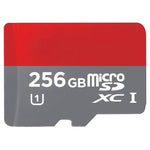 การ์ดหน่วยความจำ TF/Micro SDHC UHS-1(U1) ความเร็วสูง Class 10 256GB, เขียน: 15mb/s, อ่าน: 30mb/s (ความจุจริง 100%), 256GB