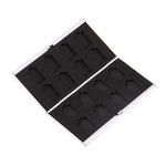 กล่องใส่การ์ดหน่วยความจำ 16 in 1 สำหรับ 16 การ์ด TF, 8 TF + 8 TF สีเงิน