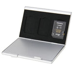 กล่องใส่การ์ดหน่วยความจำ 2x 3 in 1 สำหรับการ์ด SD, ขนาด: 93mm (L) x 62mm (W) x 10mm (H)