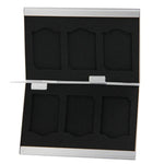 กล่องใส่การ์ดหน่วยความจำ 2x 3 in 1 สำหรับการ์ด SD, ขนาด: 93mm (L) x 62mm (W) x 10mm (H)