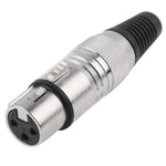 อะแดปเตอร์ขั้วต่อไมโครโฟน XLR ตัวเมีย 3 ขา, ตัวเมีย