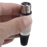 อะแดปเตอร์ขั้วต่อไมโครโฟน XLR ตัวเมีย 3 ขา, ตัวเมีย