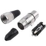 อะแดปเตอร์ขั้วต่อไมโครโฟน XLR ตัวเมีย 3 ขา, ตัวเมีย