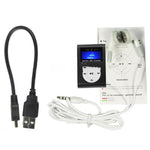 เครื่องเล่น MP3 ช่องใส่การ์ด TF / Micro SD พร้อมหน้าจอ LCD, คลิปโลหะ, พร้อมหน้าจอ LCD