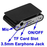 เครื่องเล่น MP3 ช่องใส่การ์ด TF / Micro SD พร้อมหน้าจอ LCD, คลิปโลหะ, พร้อมหน้าจอ LCD