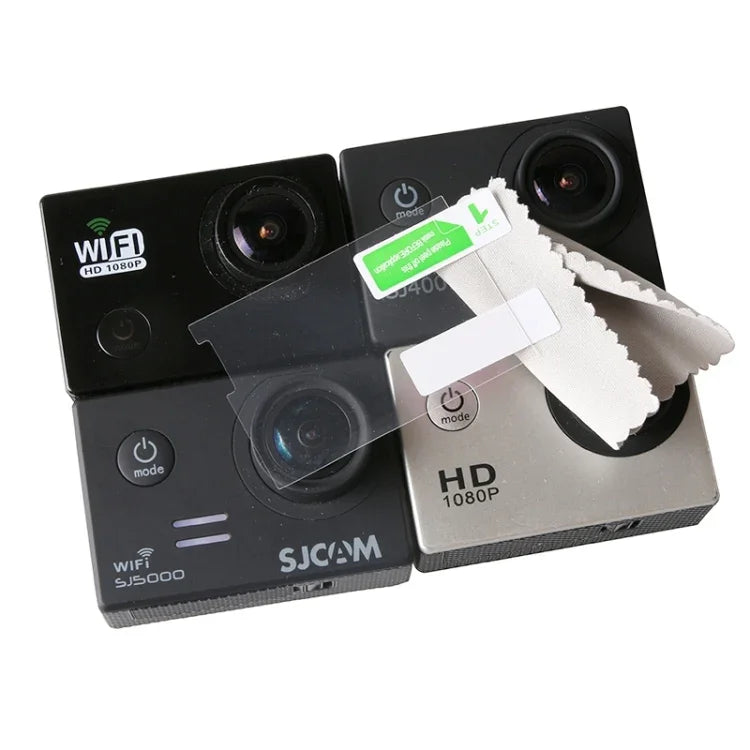 ฟิล์มกันแสงสะท้อนหน้าจอ LCD ความละเอียดสูงสำหรับกล้องกีฬา SJCAM SJ4000 & SJ4000 Wifi & SJ5000 & SJ5000 Wifi & SJ5000+ Wifi & SJ6000 & SJ7000, SJ7000