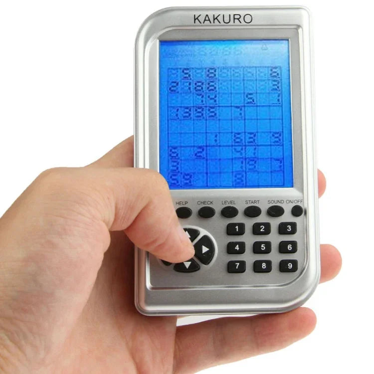 เครื่องเล่นเกม Kakuro อิเล็กทรอนิกส์ 5 x 5 หน้าจอใหญ่, เครื่องเล่นเกม Sudoku เก้าเหลี่ยม
