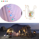ไฟ LED กันน้ำแบบพกพาสำหรับเต็นท์กลางแจ้ง ไฟแขวน ส่งสีสุ่ม