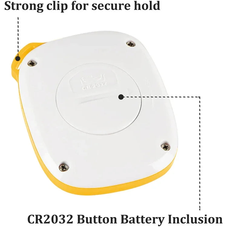 3D All Dimensional Multifunction Digital Electronic Pedometer Step Counter, 3D Yellow