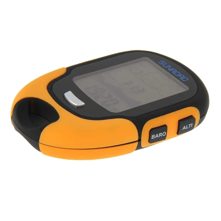 เครื่องวัดความสูงดิจิทัล LCD SUNROAD อเนกประสงค์ พร้อมเข็มทิศ บารอมิเตอร์ เทอร์โมมิเตอร์ ไฮโกรมิเตอร์ พยากรณ์อากาศ ไฟฉาย LED และนาฬิกา อเนกประสงค์