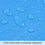 ผ้ากันน้ำ Oxford 420D สำหรับเต็นท์ปิกนิกชายหาด ขนาด: 215x215 ซม. สีเขียวทหาร, สีเทา, สีน้ำเงิน, สีส้ม