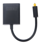 อะแดปเตอร์สายแยกสัญญาณเสียงไฟเบอร์ออปติก Toslink ดิจิทัล EMK 1 ต่อ 2 สำหรับเครื่องเล่น DVD, 1 ต่อ 2