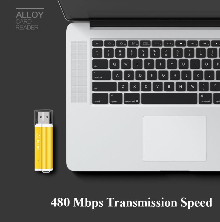 เครื่องอ่านการ์ดหน่วยความจำ 2 ชิ้น แบบมัลติออลอินวัน USB 2.0 รองรับ Micro SD SDHC TF M2 MMC MS PRO DUO