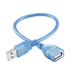 สายต่อ USB 2.0 AM เป็น AF, ความยาว: 10 เมตร, AM เป็น AF, ความยาว: 30 ซม.