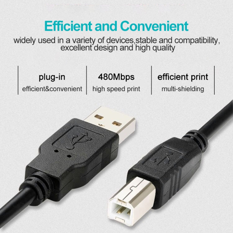 สายต่อขยาย USB 2.0 สำหรับเครื่องพิมพ์ AM เป็น BM ความยาว 5m ความยาว 5m