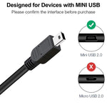 สาย USB 2.0 AM เป็น Mini 5pin ความยาว 1.5m USB 2.0 AM เป็น Mini 5Pin